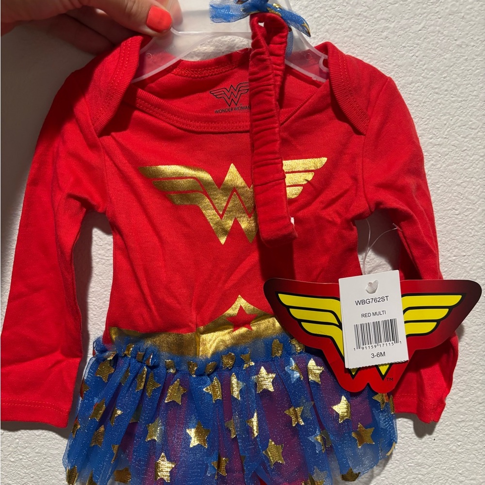 Wonder Woman Kids Costume - Red and Blue